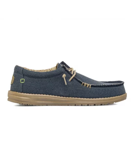 Scarpa Uomo Hey Dude in tessuto HD40003 Beige o Army o Blu