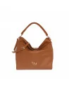 Borsa Sacca Donna Byblos Modello PAVO in Pelle Beige Nero o Cuoio