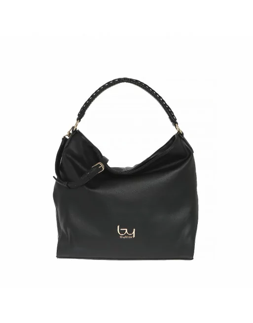Borsa Sacca Donna Byblos Modello PAVO in Pelle Beige Nero o Cuoio
