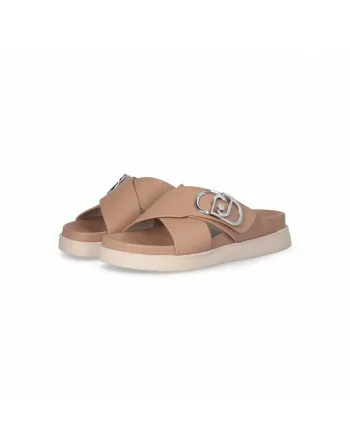 Sandalo Donna LIU.JO 4A5707P0102 Modello Penny 901 Nero o Bianco o Cuoio