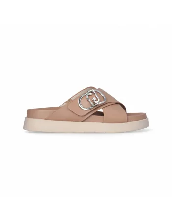 Sandalo Donna LIU.JO 4A5707P0102 Modello Penny 901 Nero o Bianco o Cuoio