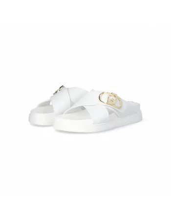 Sandalo Donna LIU.JO 4A5707P0102 Modello Penny 901 Nero o Bianco o Cuoio