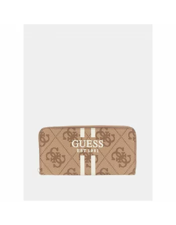 Portafogli Donna Guess logato con cerniera LAUREL OS7459146 Nero o Taupe