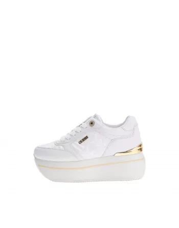 Sneakers-Guess-Runner-Camrio-4G-Logo-Bianche