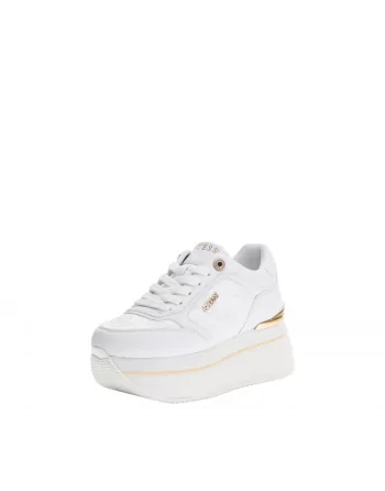 Sneakers-Guess-Runner-Camrio-4G-Logo-Bianche