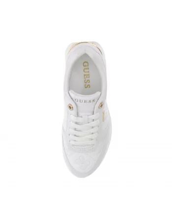 Sneakers-Guess-Runner-Camrio-4G-Logo-Bianche