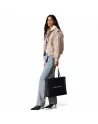 borsa calvin klein sculpted slim tote nera