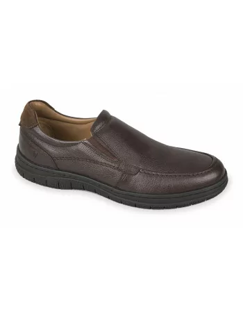 Suola in gomma flessibile Mocassini uomo Valleverde 17830 neri comfort