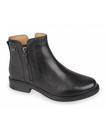 Tronchetti Donna Valleverde 17103 Pelle Nero comfort elegante