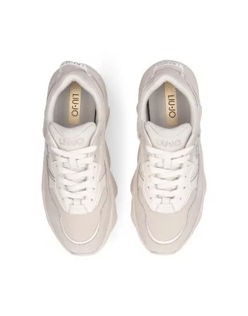 Sneakers moda donna Liu Jo in nabuk con platform