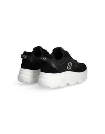 Sneakers donna Liu Jo nabuk fashion con platform