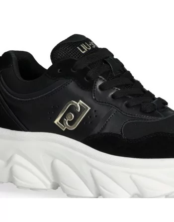 Sneakers platform donna Liu Jo modello Steffy 01 nero
