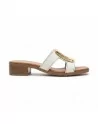Sandali Donna Oh! My Sandals 5884 in Pelle Gold o Hielo modello casual. Sandali casual