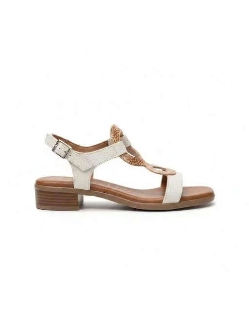 Sandali Donna Oh! My Sandals 5893 in Pelle Cava o Hielo modello casual. Sandali casual