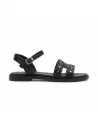Sandali Donna Oh! My Sandals 5841 in Pelle Roble o Nero modello casual. Sandali casual