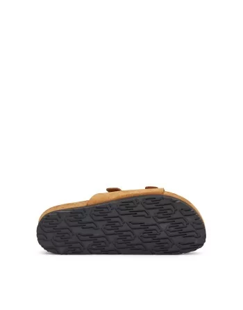 Sandali Donna Frau 06B1 in Nabuk Sand o Segale modello casual
