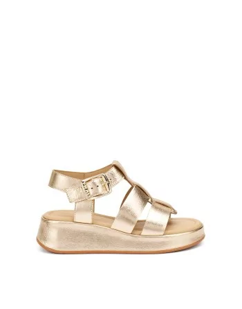 Sandali Donna Frau 04V5 in Pelle Platino modello casual