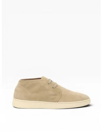 Sneakers Uomo Frau 24B5 in Nabuk Beige modello casual. Sneakers casual