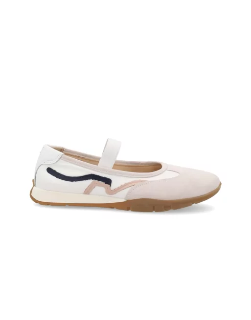 Ballerine Donna Frau X840 in Nabuk Bianco modello casual. Ballerine casual