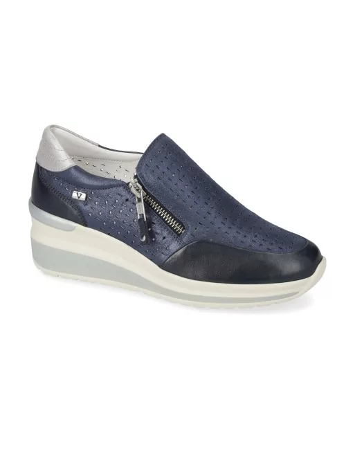 Sneakers Donna Valleverde VVCA152W in Nabuk Royal o Avorio modello casual. Sneakers casual Sneakers Donna Valleverde VVCA152W in Nabuk Royal o Avorio modello casual. Sneakers casual