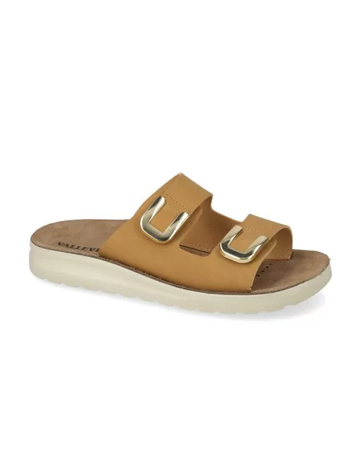 Sandali Donna Valleverde 25012 in Pelle Cuoio modello casual. Sandali casual