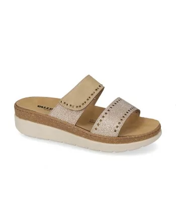 Sandali Donna Valleverde 55620 in Pelle Ghiaccio o Rame modello casual. Sandali casual