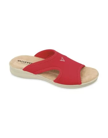 Sandali Donna Valleverde 25321 in Tessuto Nero o Beige o Blu o Rosso modello casual. Sandali casual