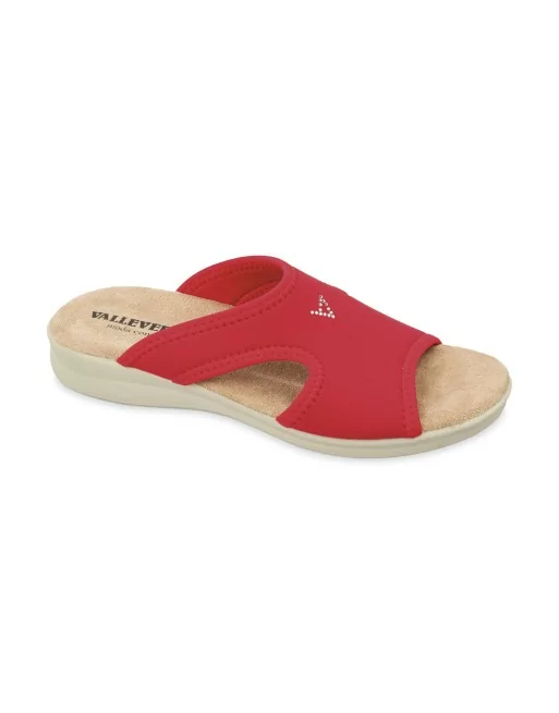 Sandali Donna Valleverde 25321 in Tessuto Nero o Beige o Blu o Rosso modello casual. Sandali casual
