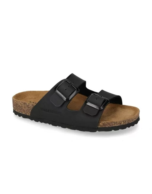 Sandali Donna Valleverde VG800Q in Pelle Nero o Nocciola o Sabbia modello casual. Sandali casual