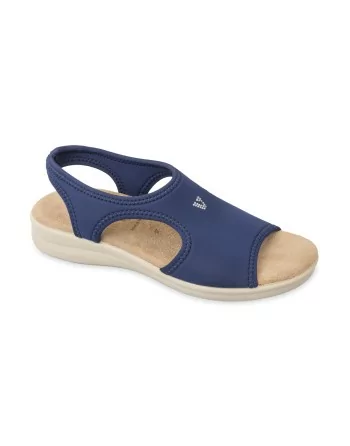 Sandali Donna Valleverde 25322 in Tessuto Nero o Beige o Blu modello casual. Sandali casual