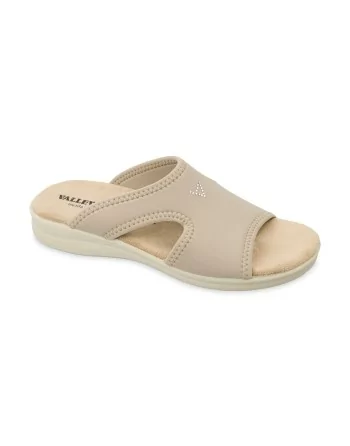 Sandali Donna Valleverde 25321 in Tessuto Nero o Beige o Blu o Rosso modello casual. Sandali casual