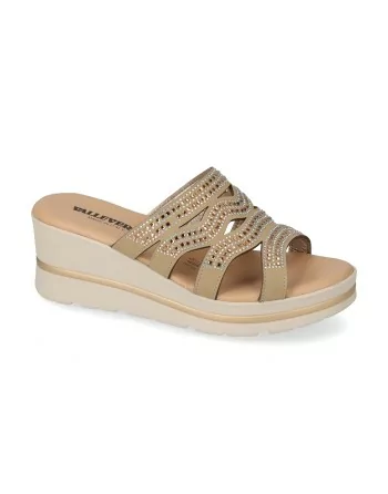 Sandali Donna Valleverde 55583 in Pelle Gold o Silver modello casual. Sandali casual Sandali Donna Valleverde 55583 in Pelle Gold o Silver modello casual. Sandali casual