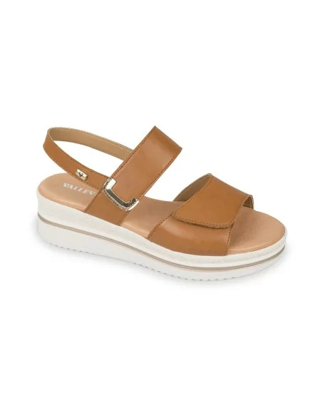 Sandali Donna Valleverde VG2102 in Pelle Cuoio o Platino modello casual. Sandali casual Sandali Donna Valleverde VG2102 in Pelle Cuoio o Platino modello casual. Sandali casual