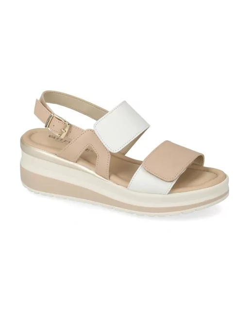 Sandali Donna Valleverde VGI301M in Pelle Platino o Beige modello casual. Sandali casual Sandali Donna Valleverde VGI301M in Pelle Platino o Beige modello casual. Sandali casual