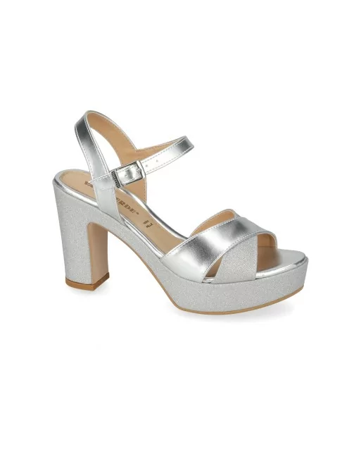 Sandali Donna Valleverde 32526 in Pelle Silver o Gold modello casual. Sandali casual