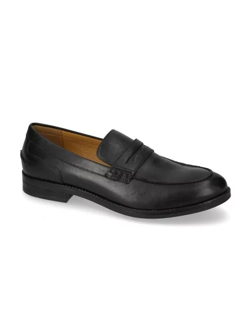 Mocassini Uomo Valleverde 17902 in Pelle Nero o Marrone modello casual. Mocassini casual