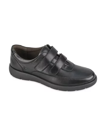 Sneakers Uomo Valleverde 36983 in Pelle Nero modello casual. Sneakers casual