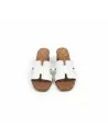 Sandali Donna Oh! My Sandals 5900 in Pelle Roble o Bianco modello casual. Sandali casual