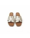 Sandali Donna Oh! My Sandals 5880 in Pelle Champagne o Hielo modello casual. Sandali casual