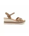 Sandali Donna Oh! My Sandals 5983 in Pelle Bianco o Taupe modello casual. Sandali casual