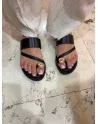Sandali Donna Marina Torres JB2052-K41 Nero e Cuoio eleganti estivi