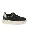 Sneakers Donna Valleverde 35487 in Pelle Nera Scarpe Casual