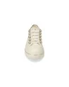 Sneakers Valleverde avorio con lacci e applicazioni gioiello