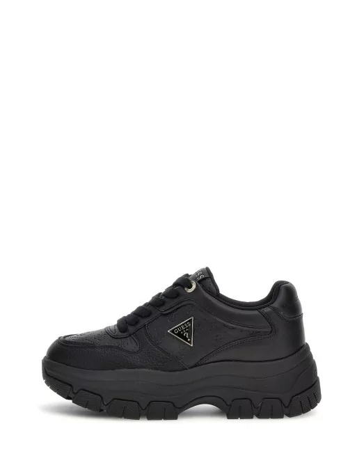 Sneakers Donna Guess FLFBE3 FAL12 Platform Nero e Bianco