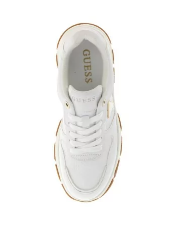 Sneakers Guess donna bianche vista laterale