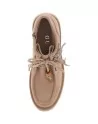 Dettaglio stivaletto Guess in camoscio beige