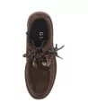 Dettaglio stivaletto Guess in camoscio marrone