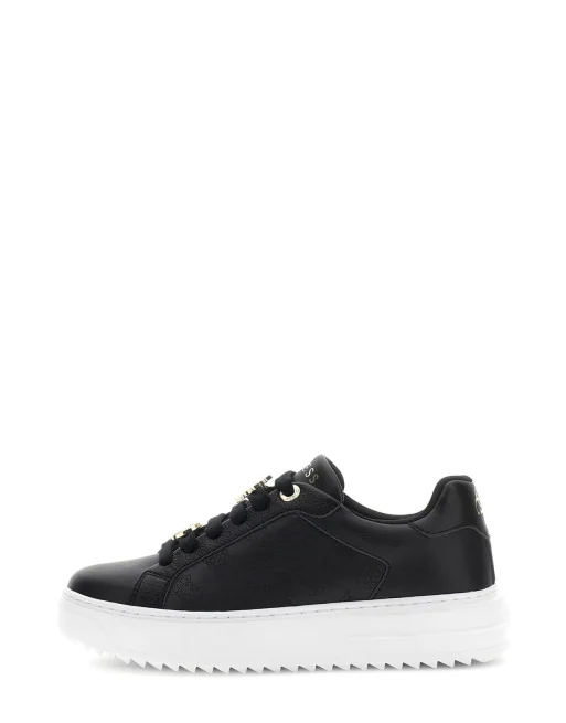 Sneakers donna Guess FLFDUE ELE12 pelle nera