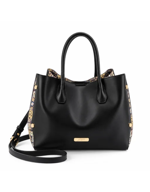 Borsa Gattinoni Teodosia Double Handle donna nero