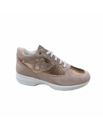 Sneakers Donna Byblos 682004 in Nabuk Rosa